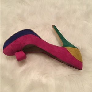 Inc concepts size 19 suede colorblock shoe page 4